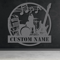 Customizable Rock Band Metal Sign