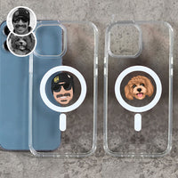 Custom Portrait MagSafe Clear Case
