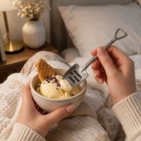 Personalized Engraved Ice Cream Spoon with Name - Shovel Shape