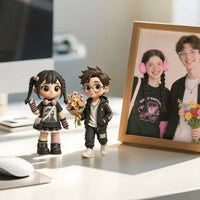 Custom 3D Mini Me Figurine – Personalized Gift from Photo | Desk Collectible Keepsake
