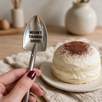 Personalized Engraved Ice Cream Spoon with Name - Shovel Shape