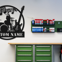 Customizable Rock Band Metal Sign