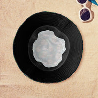 Custom Face Floral Bucket Hat - Personalized Photo Hat