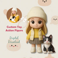 Custom 3D Mini Me Figurine – Personalized Gift from Photo | Desk Collectible Keepsake