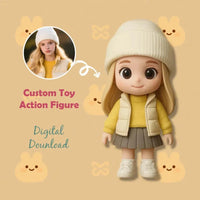 Custom 3D Mini Me Figurine – Personalized Gift from Photo | Desk Collectible Keepsake