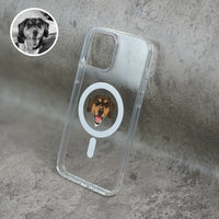 Custom Portrait MagSafe Clear Case