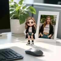 Custom 3D Mini Me Figurine – Personalized Gift from Photo | Desk Collectible Keepsake