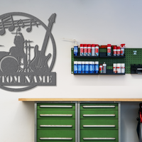 Customizable Rock Band Metal Sign