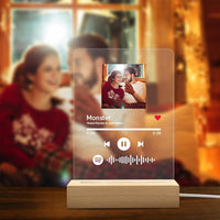 Personalized Spotify Acrylic nightlight