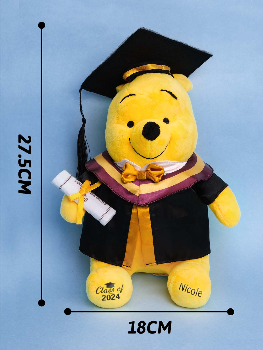 Personalized Graduation Bear with Name and Date