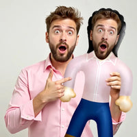 Custom Photo Inflatable Mini Me Doll - Personalized Party Gift