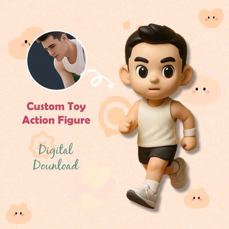 Custom 3D Mini Me Figurine – Personalized Gift from Photo | Desk Collectible Keepsake
