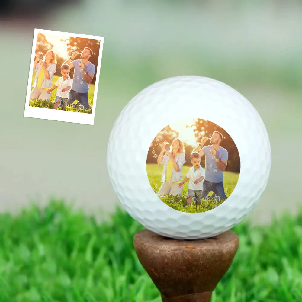 Personalized Photo Golf Ball - Custom Gift for Golfers