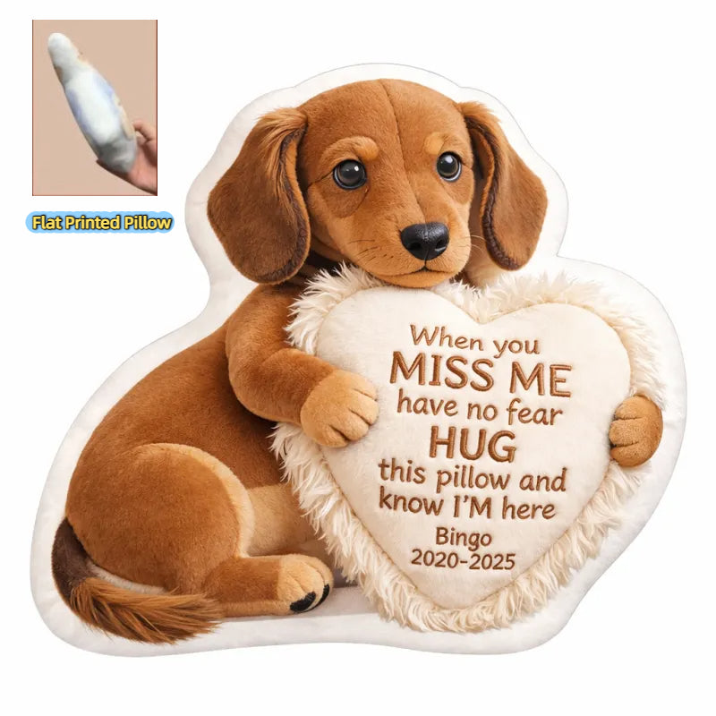 Personalized Memorial Photo Pillow with Custom Message