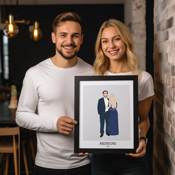 Custom Couples Full Body Premium Portrait