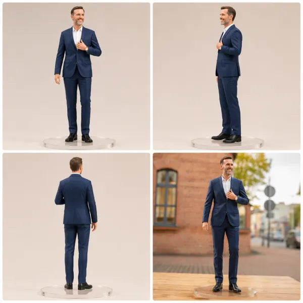 Custom 3D Figurine from Your Photo with Display Box
