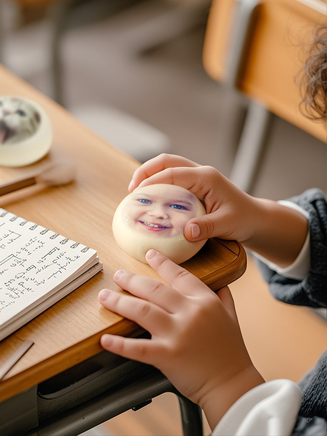 Custom Photo Squishy Bun - Personalized Desk Gift