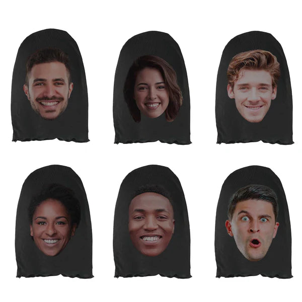 Custom Face Photo Mask - Personalized Stretch Fabric Party Mask