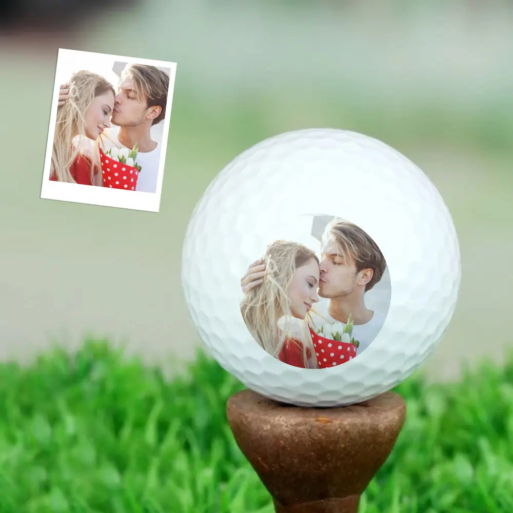 Personalized Photo Golf Ball - Custom Gift for Golfers