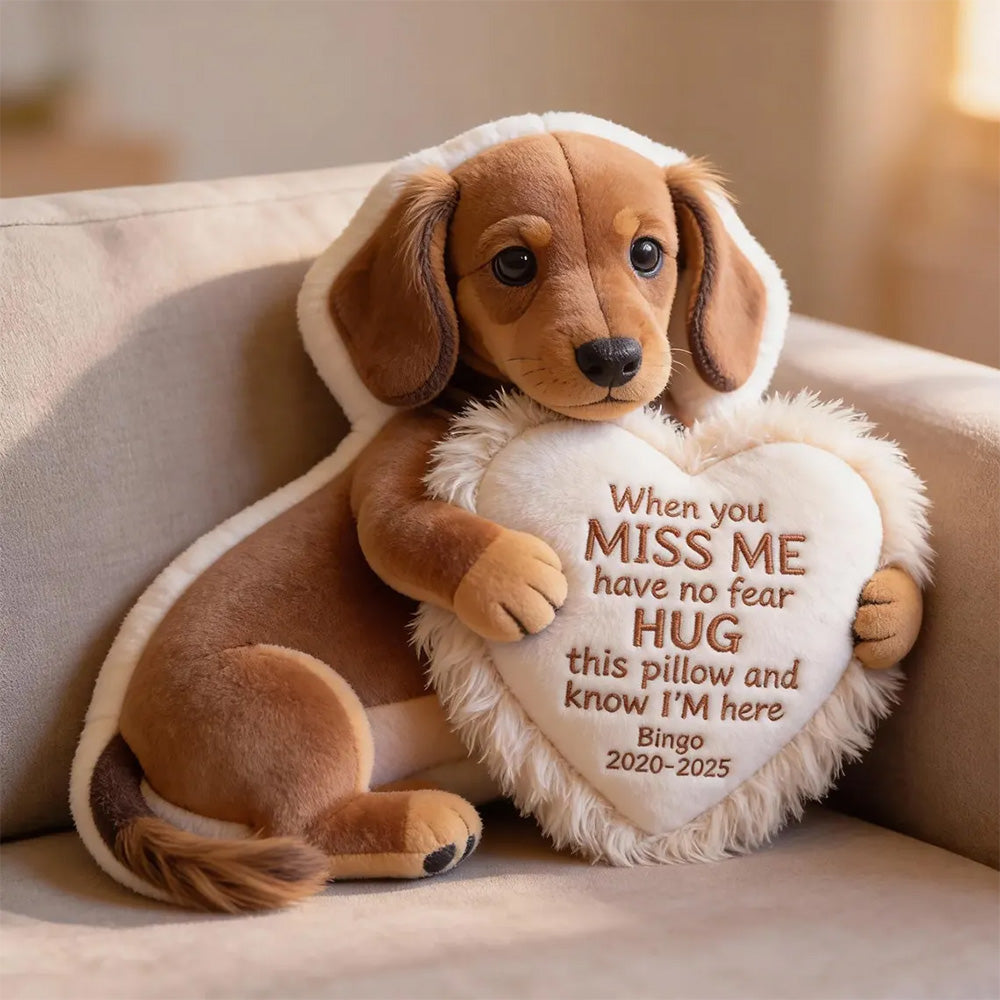 Personalized Memorial Photo Pillow with Custom Message