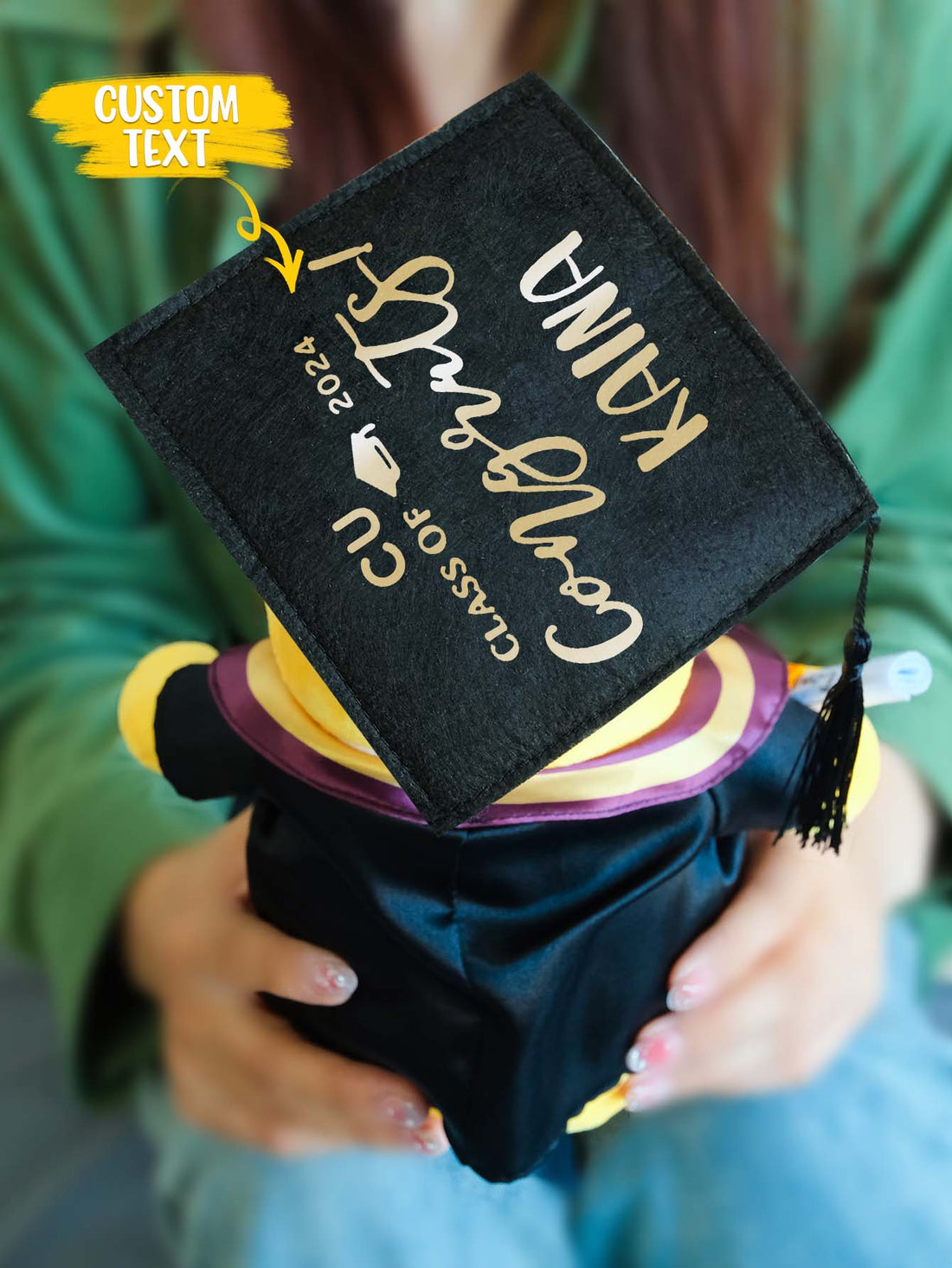 Personalized Graduation Bear with Name and Date