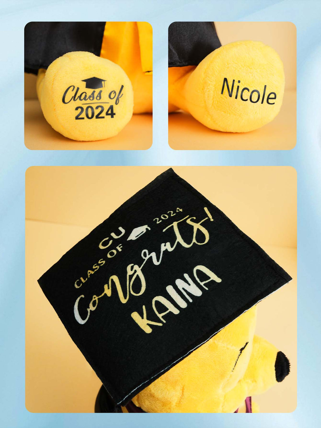 Personalized Graduation Bear with Name and Date