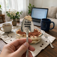 Personalized Engraved Ice Cream Spoon with Name - Shovel Shape