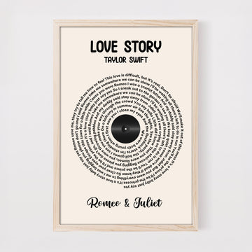 Spiral Song Lyrics Poster