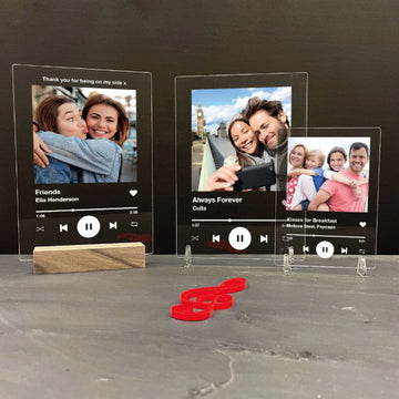 Customized Music Transparent Spotify Plaque